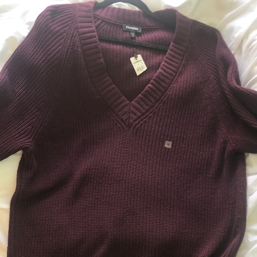 NWT - Express Maroon Sweater size M